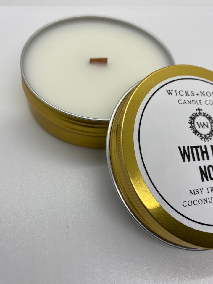 4 onzas. Vela perfumada en lata de viaje MSY