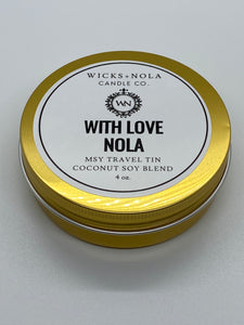 4oz. MSY Travel Tin Scented Candle