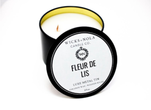 Gloss White 13.5 oz. Luxe Coconut Soy Plant Based, Vegan Friendly Candle Tin| Soy Candle, Aromatherapy| Relaxation, Home Decor