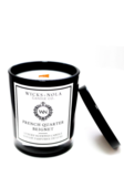 Gloss Black Wicks NOLA 12oz. Glass Repurpose Jar Coconut Soy Wax Candle, Plant Based, Vegan Friendly|Home Decor, Relaxation, Aromatherapy