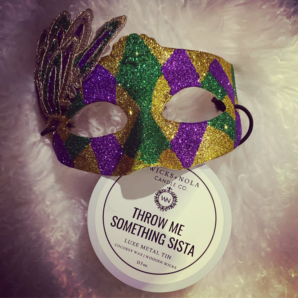 Mardi Gras Collection 13.5 oz. Luxe Scented Tin